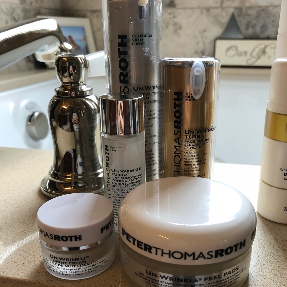 Skin Care Product Purge, multiple brands